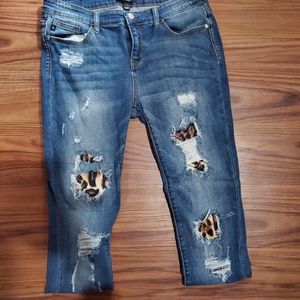 Judy Blue Lepoard Skinny Fit jeans 13/31